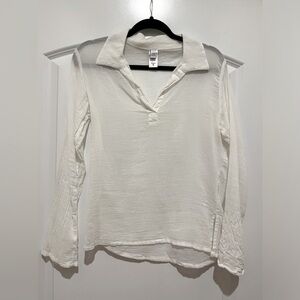 NWOT Patagonia Women’s Water Girl White Top, Size Medium